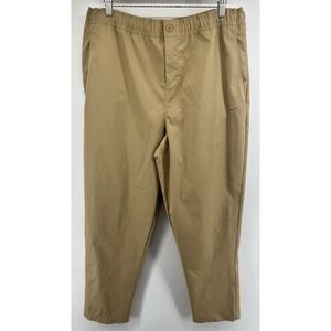 Nike Club Men's Woven Tapered Leg Pants Dark Tan XL Polyester 40/28.5